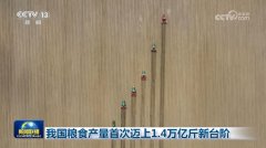我國(guó)糧食產(chǎn)量初次邁上14萬億斤新臺(tái)階